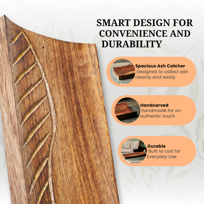 Hazelton Oaks Wooden Incense holder