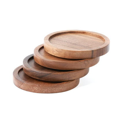 Hazelton Oaks Wooden Coasters Set of 4