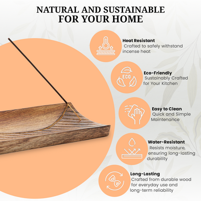 Hazelton Oaks Wooden Incense holder