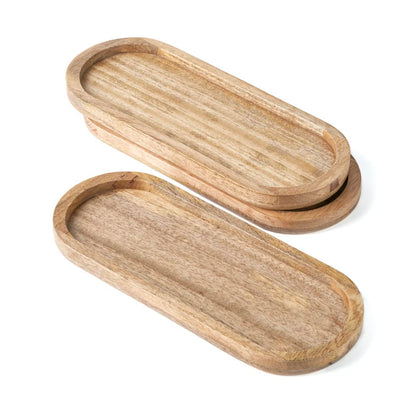Hazelton Oaks Wooden Serving Trays set of 3