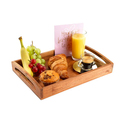 Hazelton Oaks Mango Wood Rectangle Serving Trays